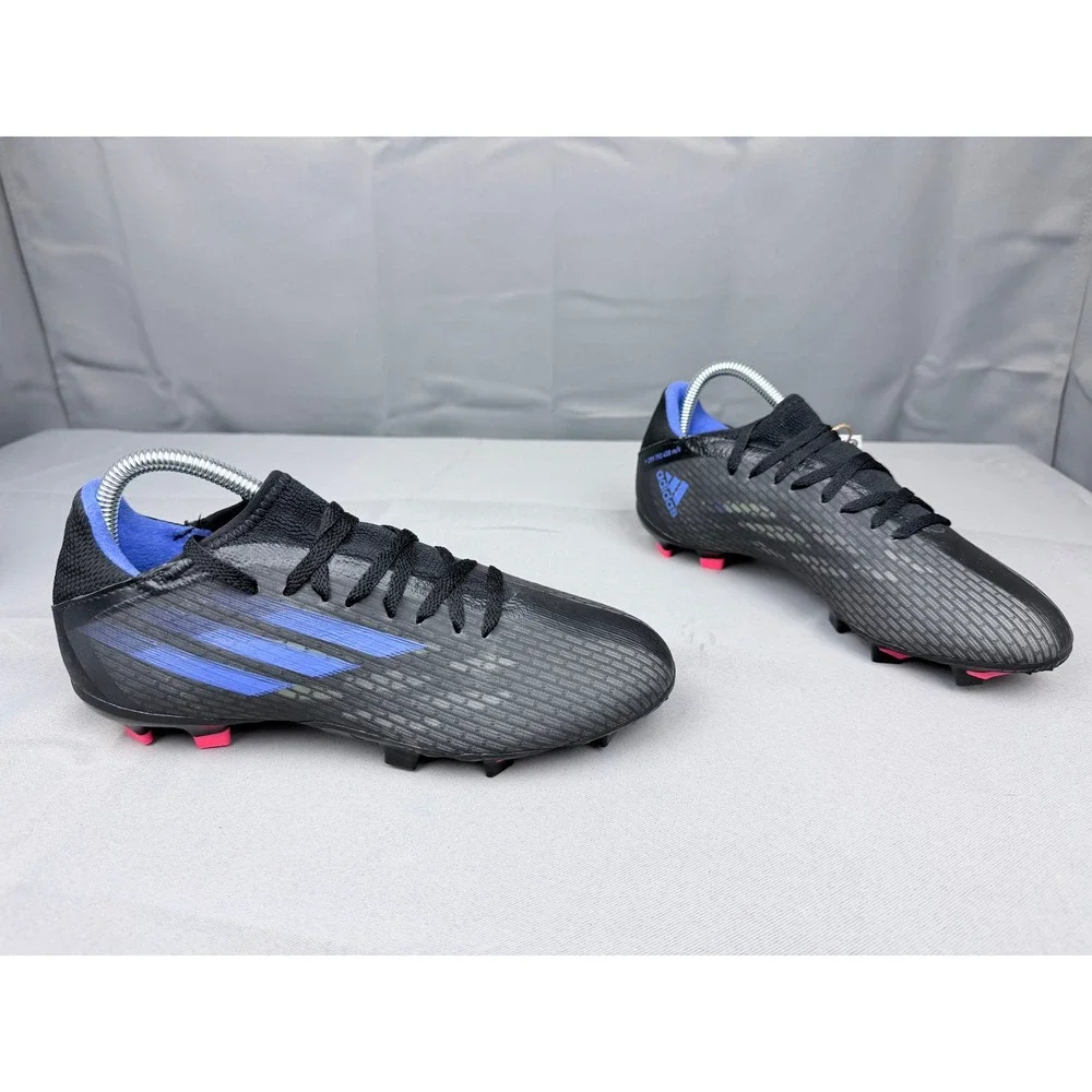 Adidas X Speedflow.3 FG Mens Soccer Cleats Black Blue Pink FY3296 Size 6 NEW